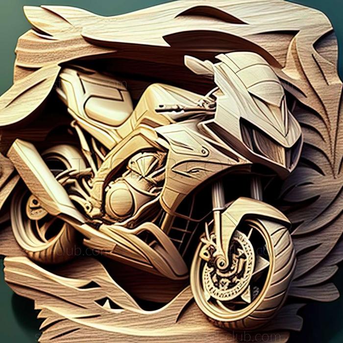 3D мадэль Suzuki Bandit GSX1250F (STL)